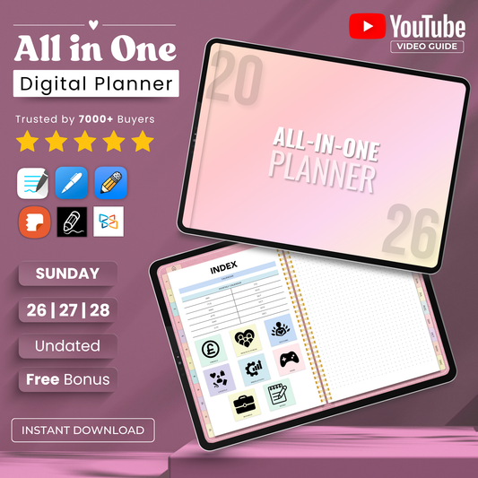 All-in-One Planner - Pastel Edition