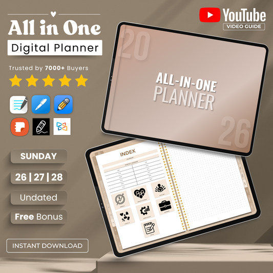 All-in-One Planner - Beige Edition