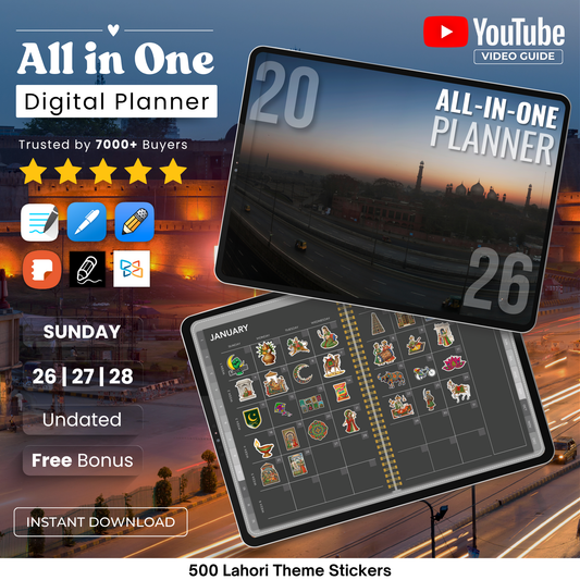 Pakistani Planner | Dark Mode Edition