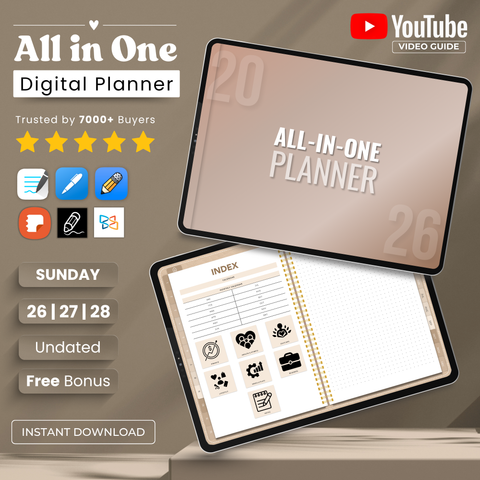 All-in-One Planner - Beige Edition