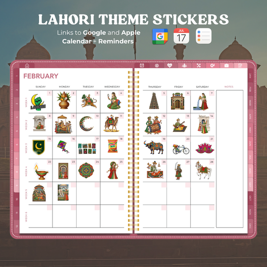 First Ever Pakistani Digital Planner - Pink Theme Edition