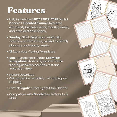 ADHD Planner | Beige Theme Edition