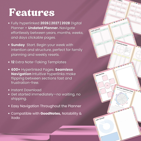 All-in-One Planner - Pastel Edition