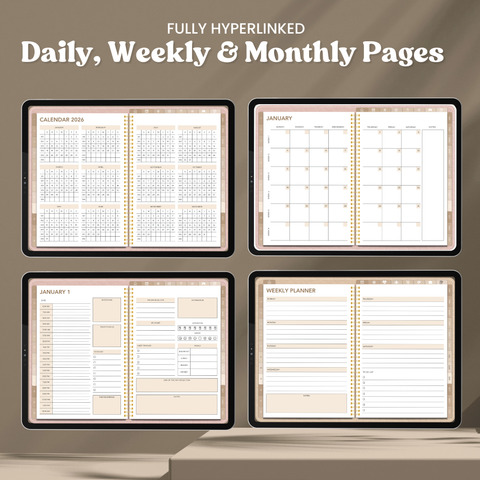 ADHD Planner | Beige Theme Edition